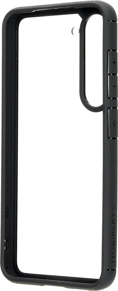 Mobiparts Rugged Clear Case MP-123667 - Samsung Galaxy S23 - Zwart/Transparant