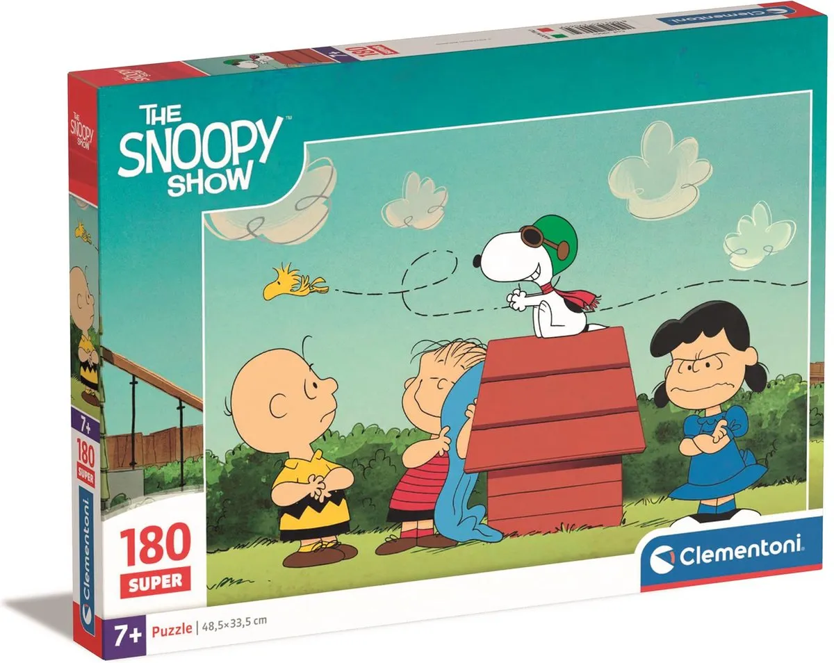 Clementoni Peanuts The Snoopy Show Puzzel 180 Stukjes - Multicolor