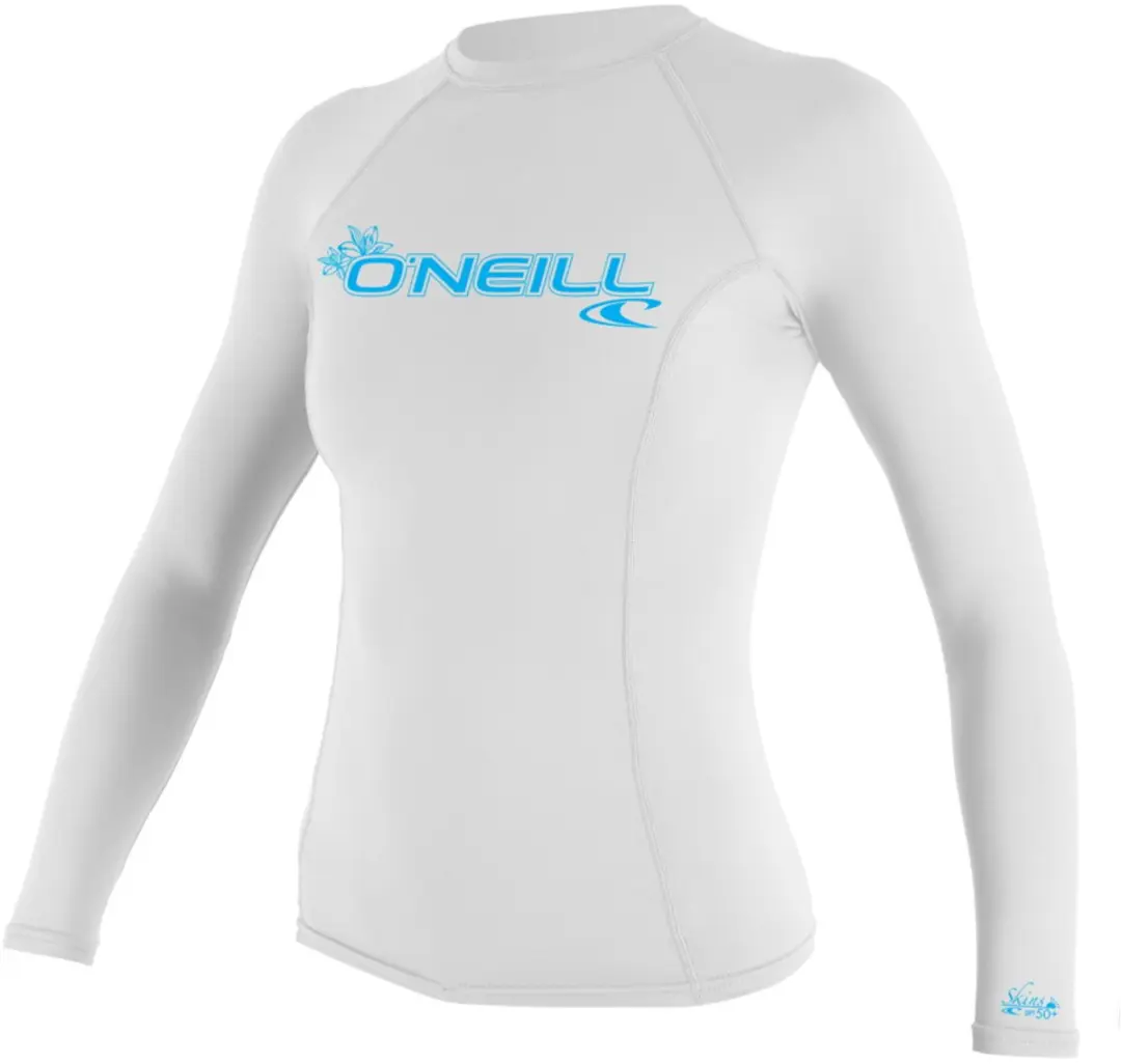 O'Neill Dames Basic Skins Rash Guard 2026 - S - Wit