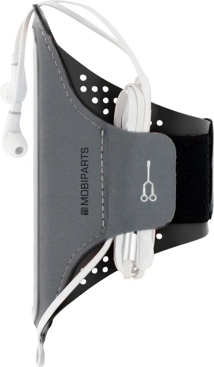 Mobiparts Hardlooparmband MP-65083 - Samsung Galaxy A5 (2017) - 5 Pasjes - Zwart