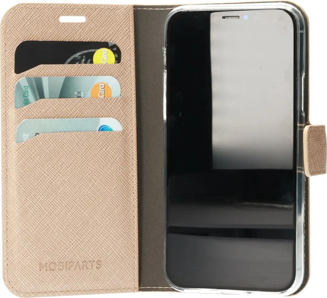 Mobiparts MP-97440 Hoesje iPhone 11 Pro - Wallet - 3 Pasjes - Bruin Koper