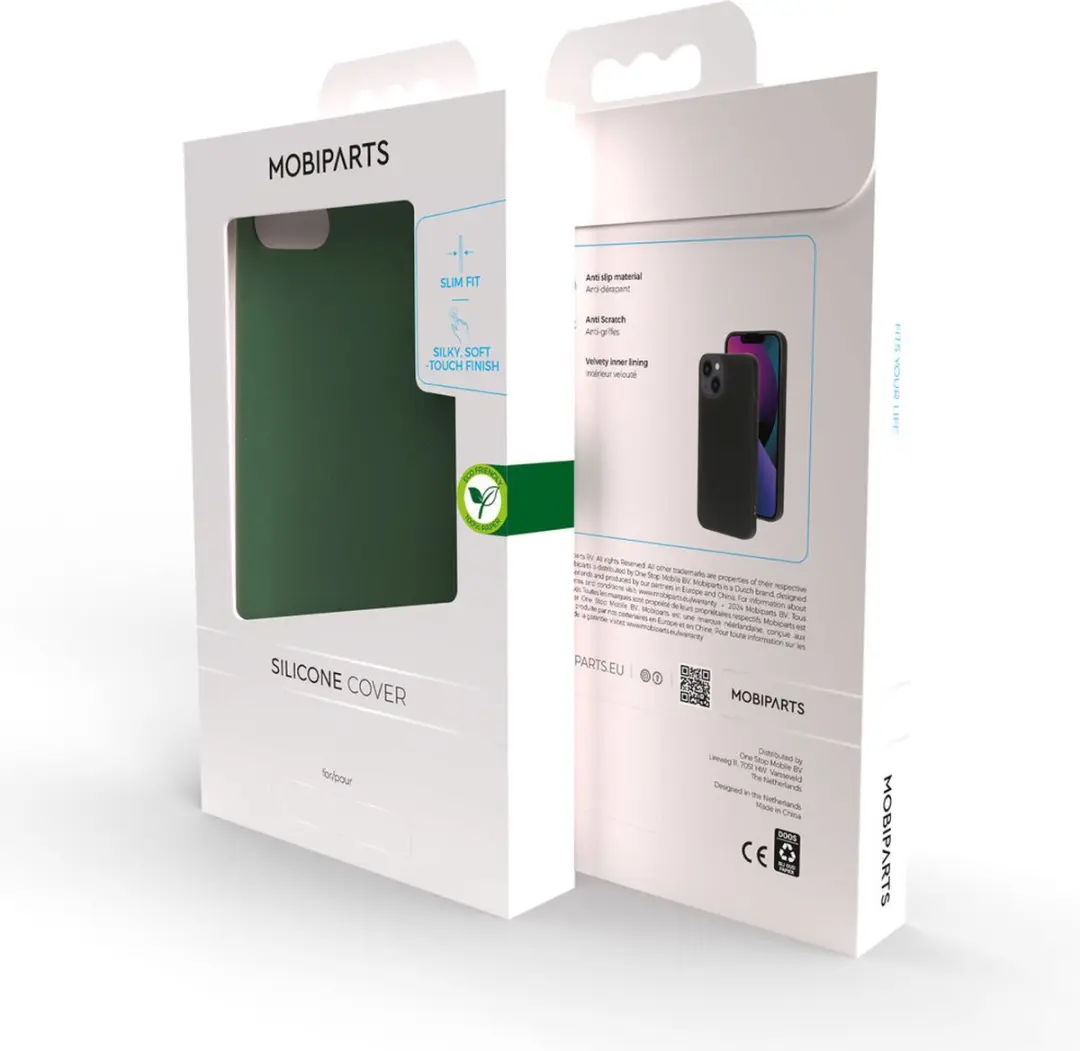 Mobiparts MP-5001600 Silicone Hoesje - Groen - iPhone SE (2020)