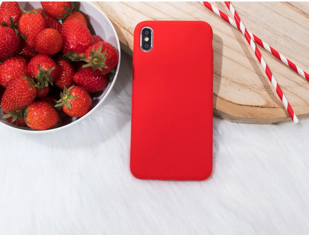 Mobiparts MP-107608 Hoesje Samsung Galaxy A41 - Siliconen - Rood