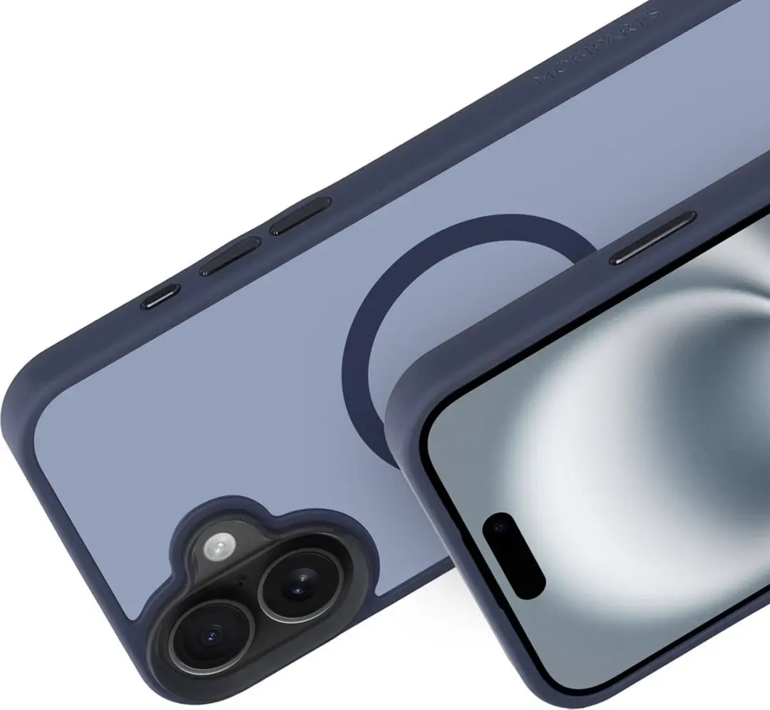 Mobiparts Hoesje iPhone 16 Plus MP-127210 - Hardcover MagSafe - Blauw