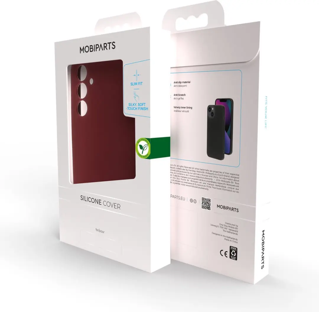 Mobiparts Silicone Cover Samsung Galaxy A34 5G - Paars/Rood
