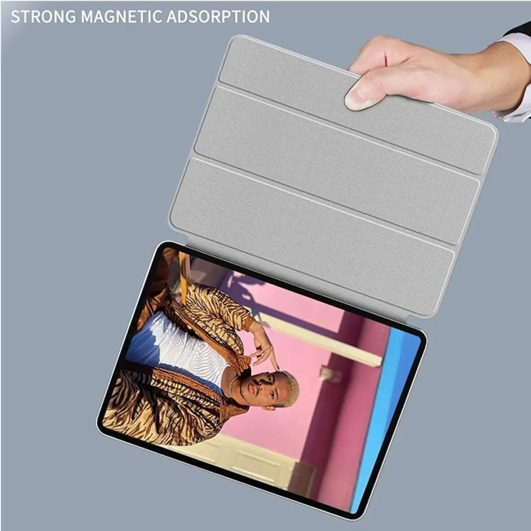 MobiQ Magnetische Folio Case 46-00926 - iPad Air 11" (2025) - Grijs