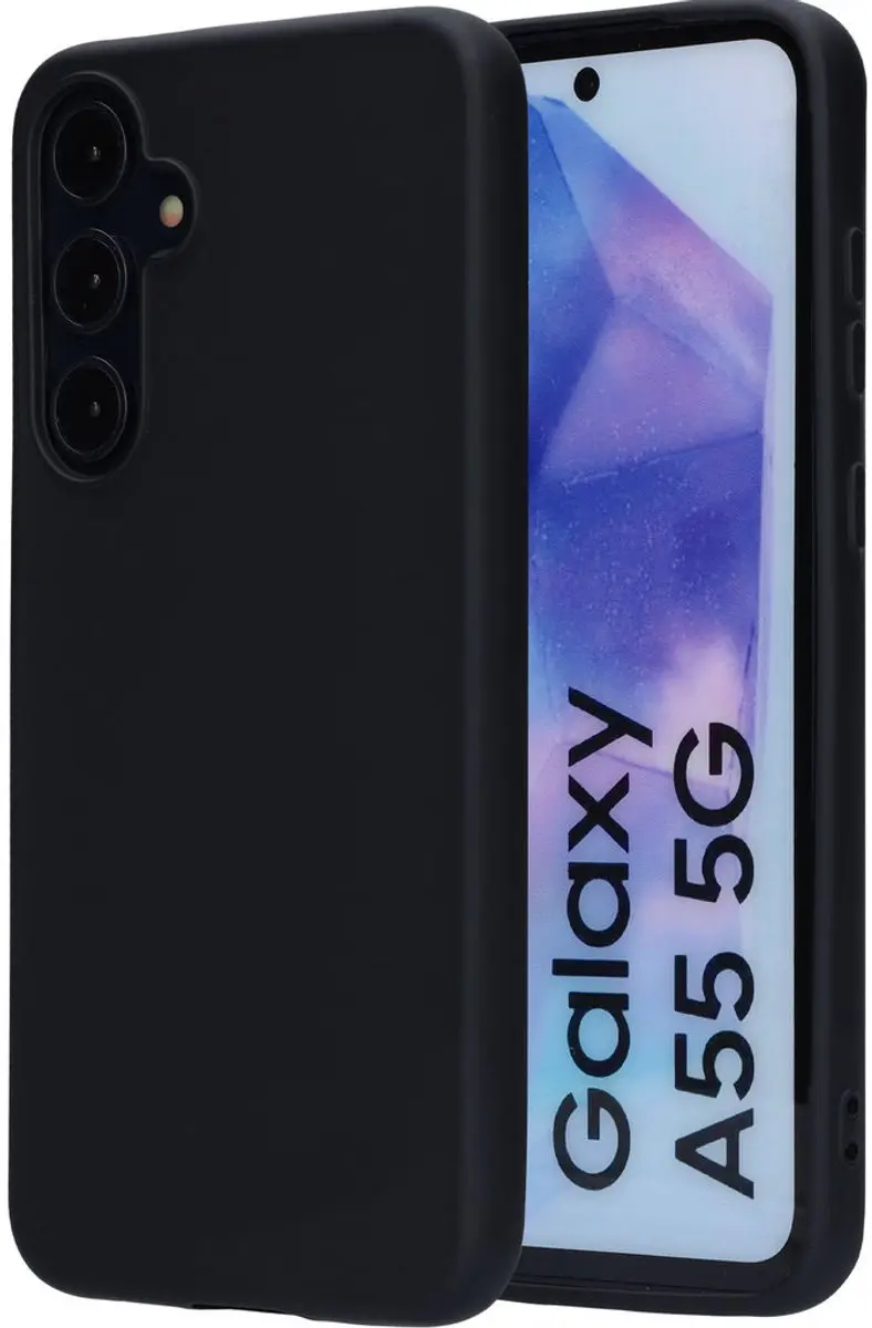 Mobiparts MP-125990 Hoesje Samsung Galaxy A55 - Zwart