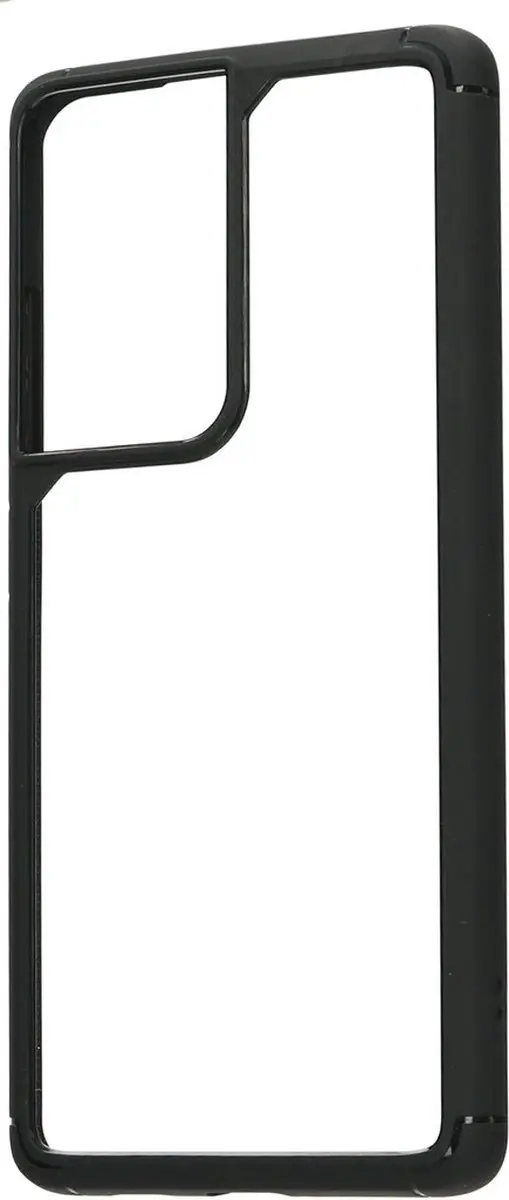 Mobiparts MP-112954 Rugged Hoesje Samsung Galaxy S21 Ultra - Zwart Transparant