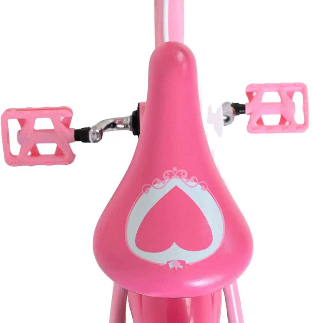 Volare Magic Royals Kinderfiets 12 inch - Roze - afbeelding 6 van 6