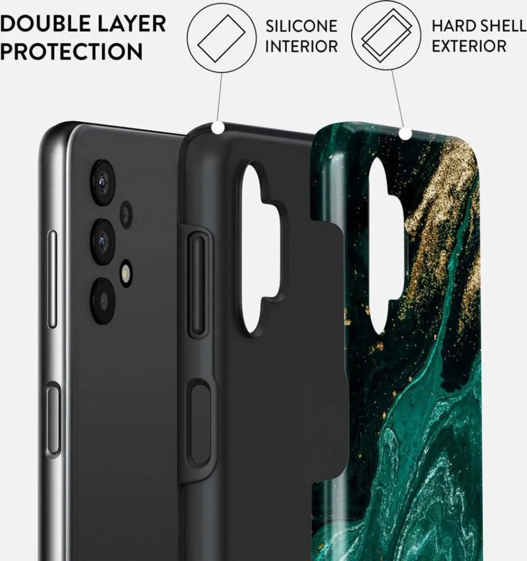 Burga Tough Case Samsung Galaxy A32 5G - Emerald Pool - afbeelding 6 van 6