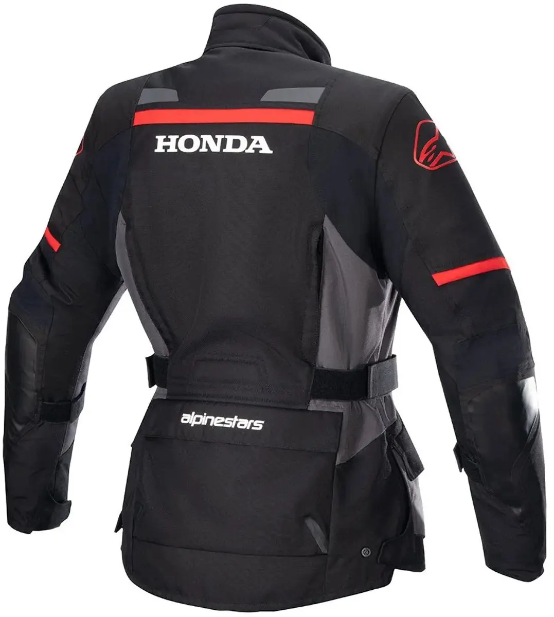 Alpinestars Honda Stella Andes V3 Drystar Jas - Maat L - Zwart/Tar Grijs/Rood