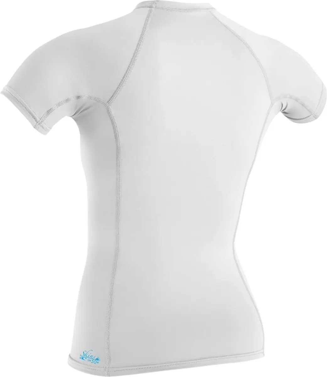 O'Neill Basic Skins S/S Rashguard Dames - Maat L