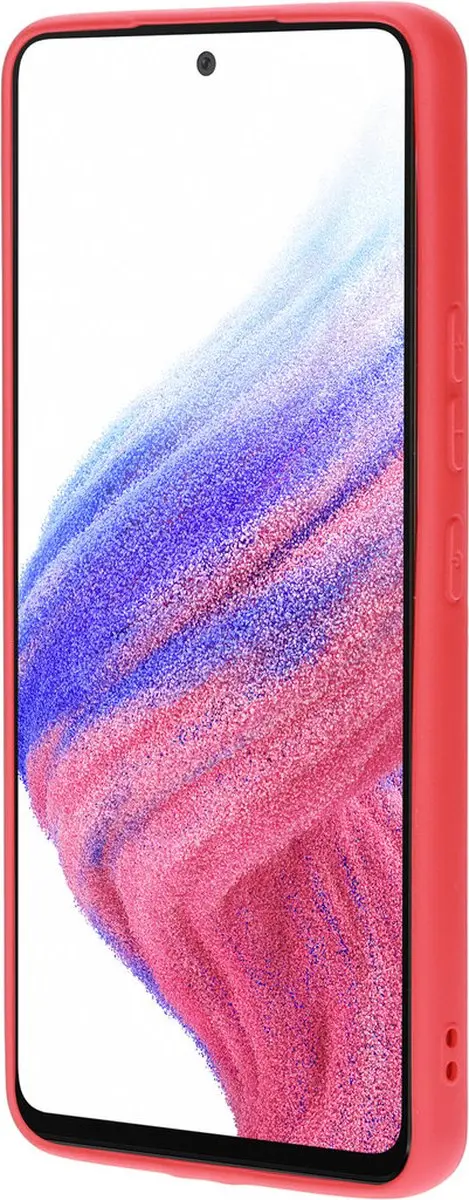Mobiparts Hoesje Samsung Galaxy A53 5G - Siliconen - Rood MP-121854