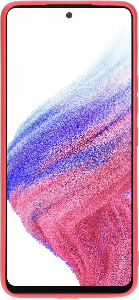 Mobiparts Hoesje Samsung Galaxy A53 5G - Siliconen - Rood MP-121854