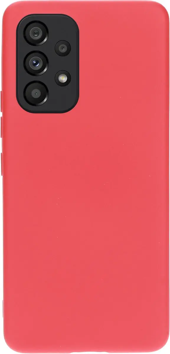 Mobiparts Hoesje Samsung Galaxy A53 5G - Siliconen - Rood MP-121854