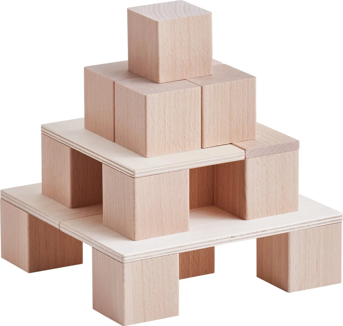 Haba Clever-up! 1.0 Junior Bouwstenen - 46-delig Beige