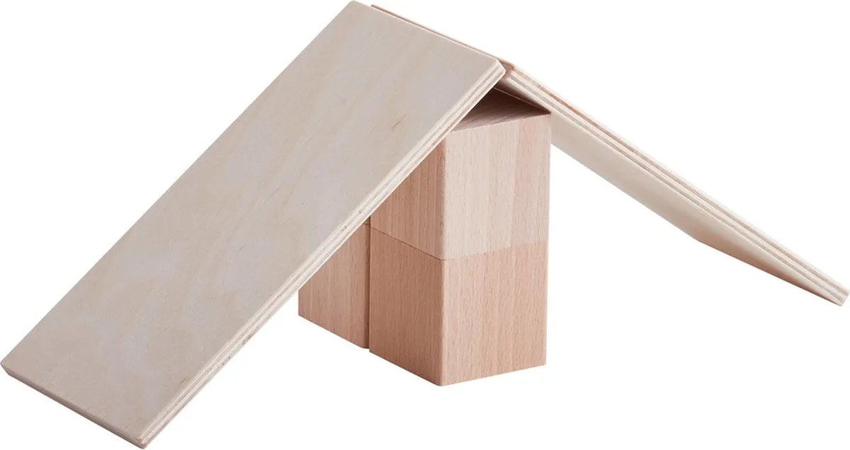 Haba Clever-up! 1.0 Junior Bouwstenen - 46-delig Beige - afbeelding 6 van 6