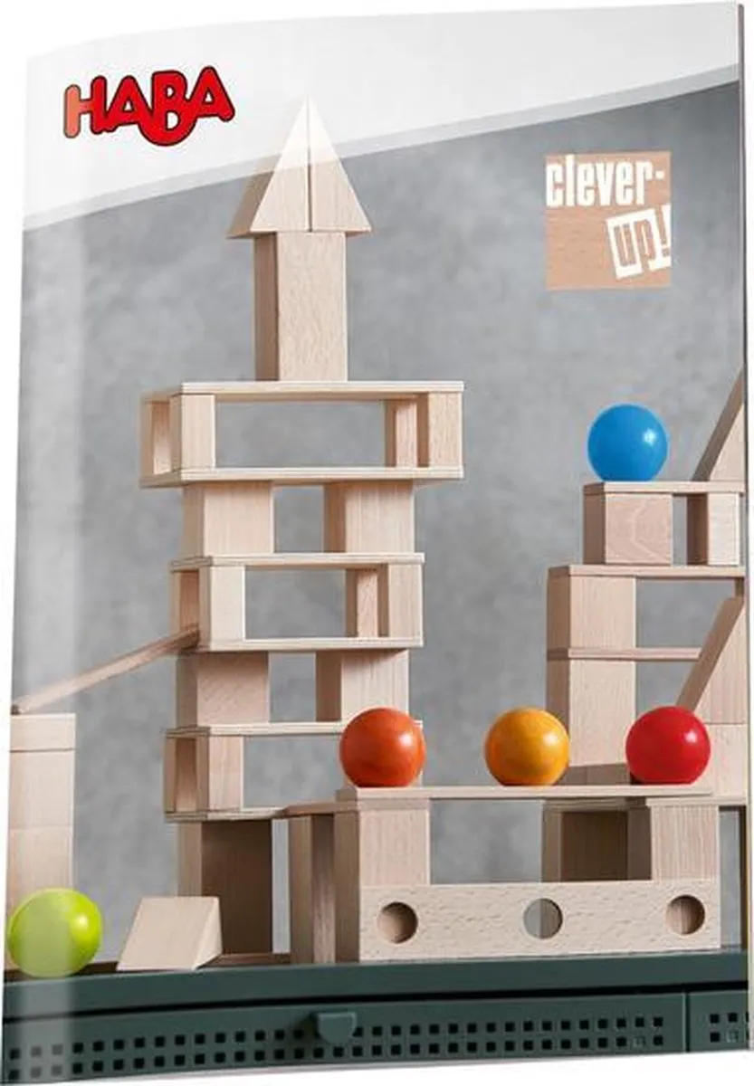 Haba Clever-up! 1.0 Junior Bouwstenen - 46-delig Beige