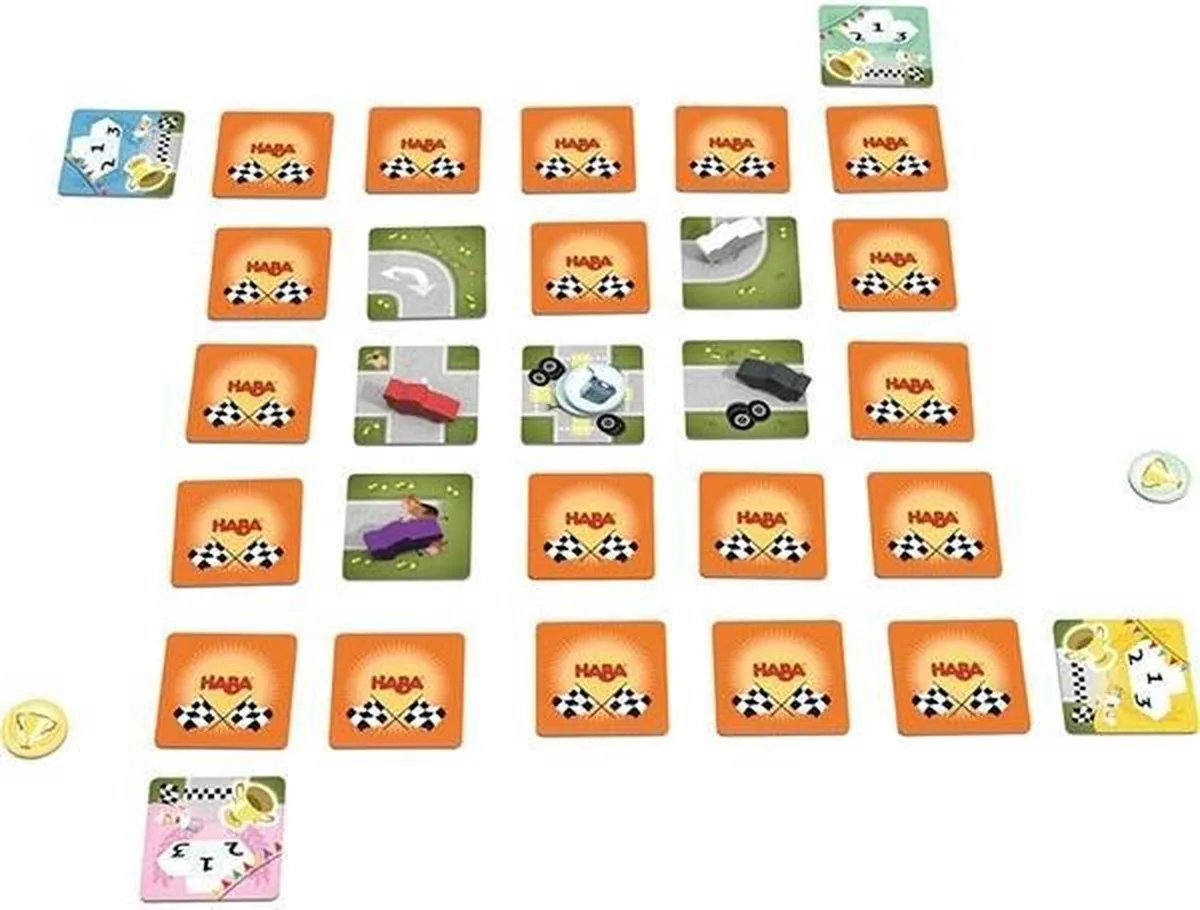 Haba Dacart Rally Memory- en Denkspel 4 Spelers - HABA302787