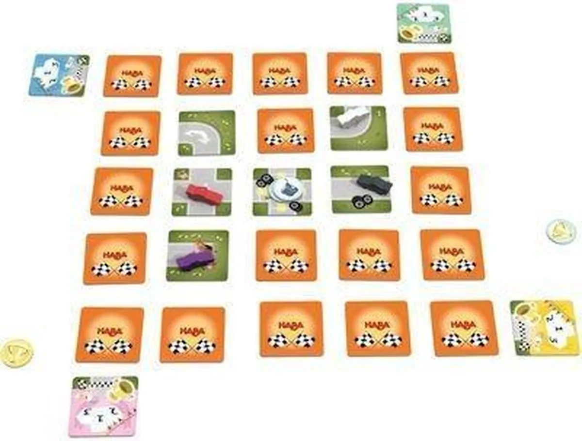 Haba Dacart Rally Memory- en Denkspel 4 Spelers - HABA302787