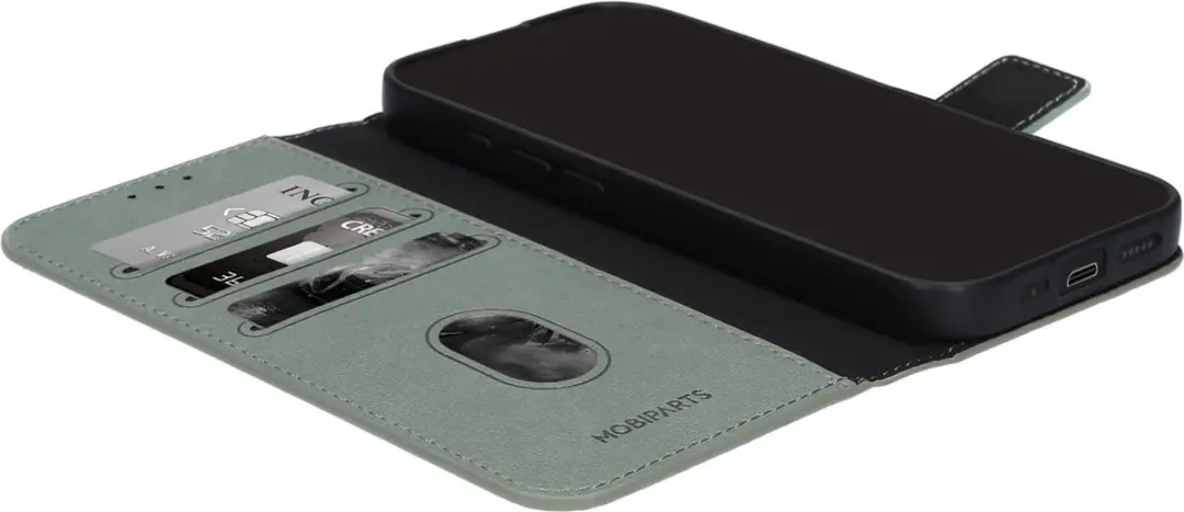 Mobiparts MP-125463 Hoesje Samsung Galaxy S24 - Wallet Eco Leer Groen