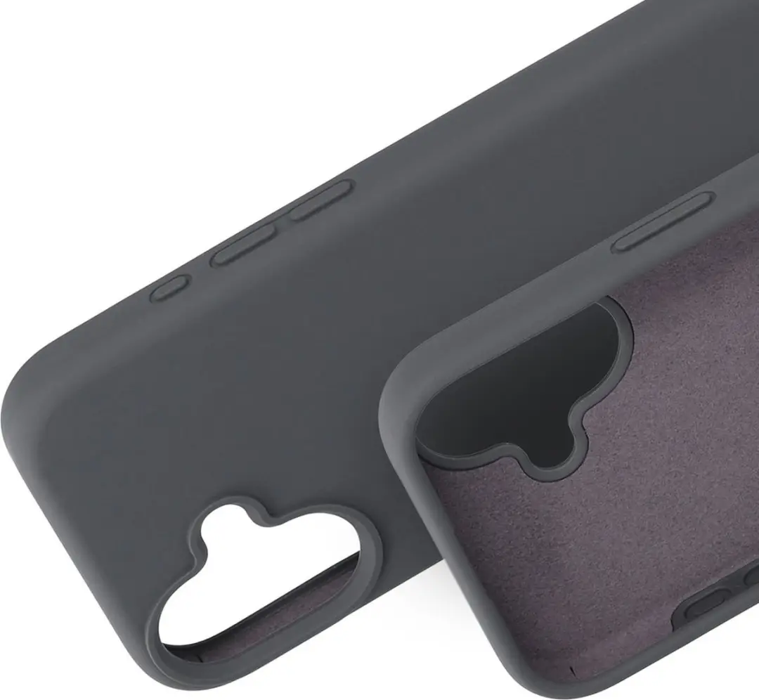Mobiparts MP-127671 Hoesje iPhone 16 - Siliconen Grijs