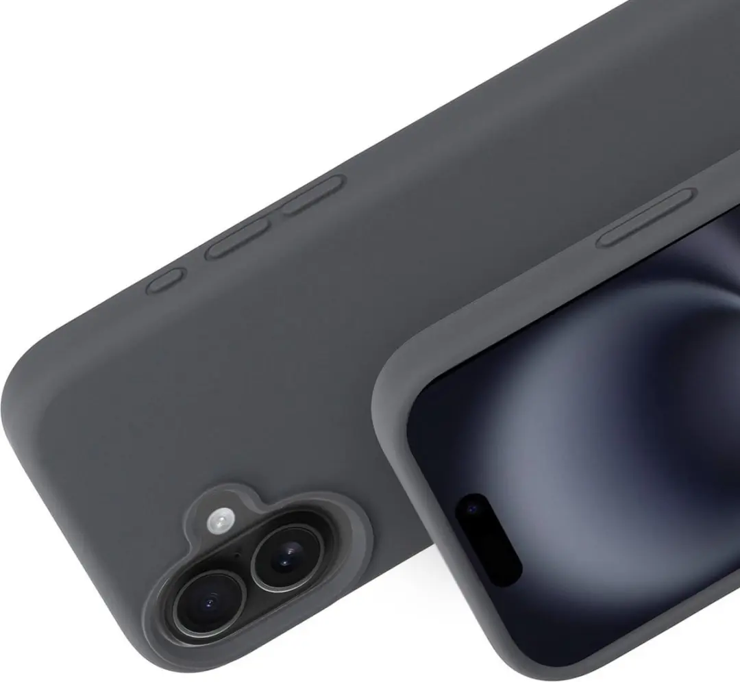 Mobiparts MP-127671 Hoesje iPhone 16 - Siliconen Grijs