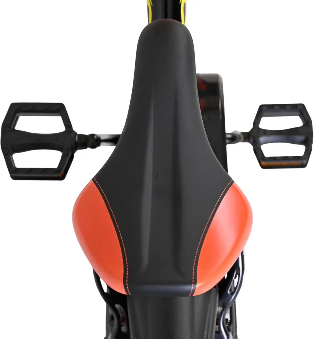 Volare Strike Kinderfiets 16" - Jongens - Zwart Oranje - afbeelding 6 van 6