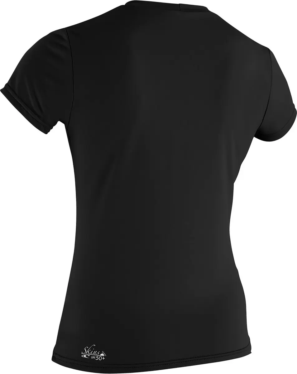 O'Neill Basic Skins Korte Mouw Spatlap Dames - Maat L - Zwart