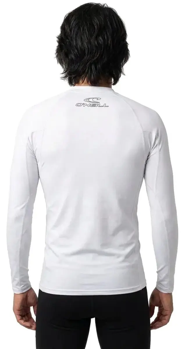O'Neill UV-shirt Heren Lange Mouwen - S - Wit