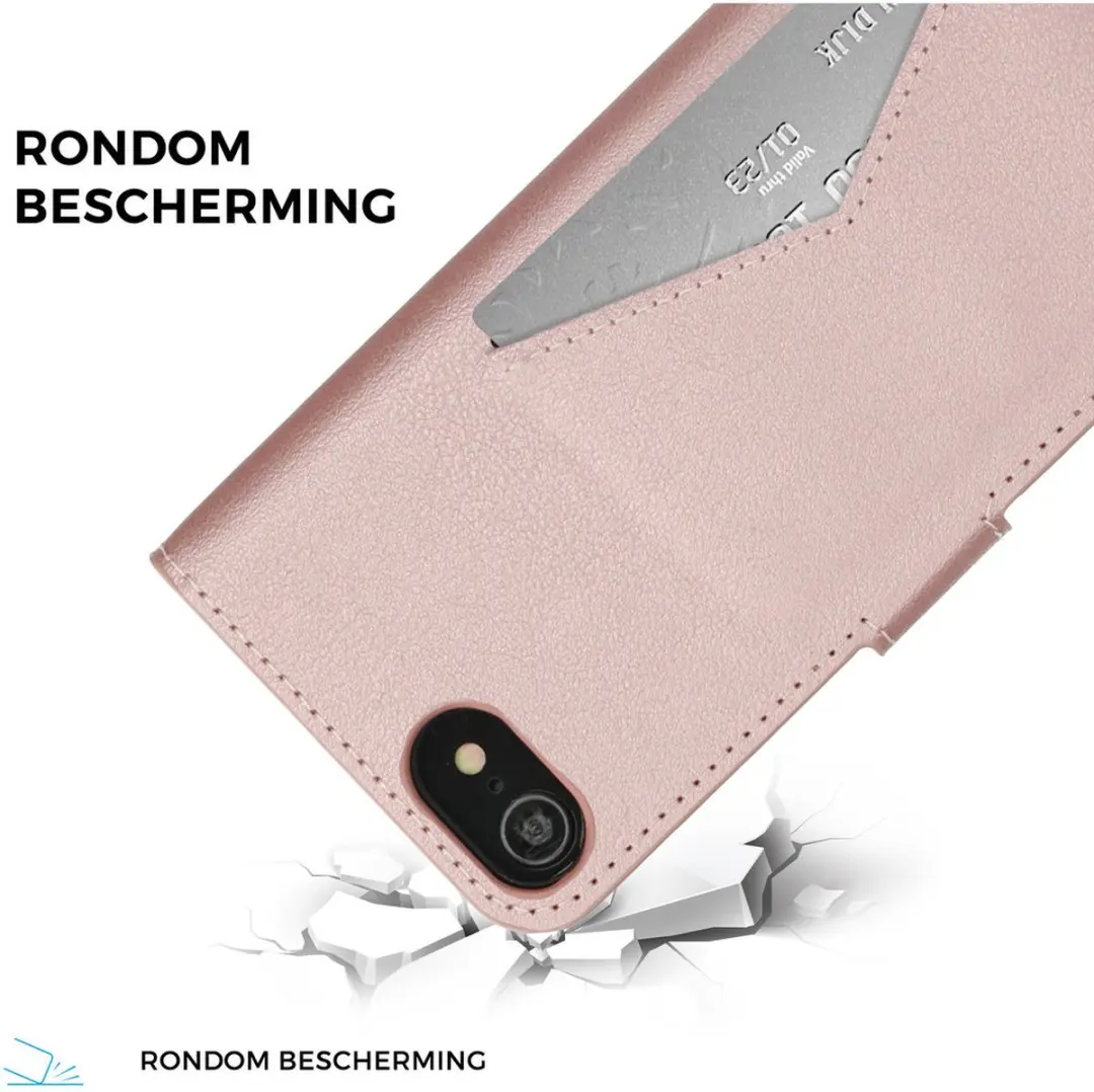 Mobiparts Classic Wallet Hoesje iPhone 7 - Roze - MP-5000733