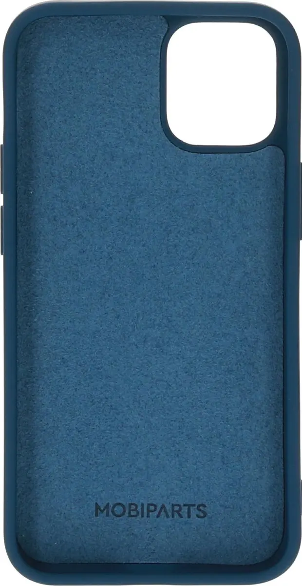 Mobiparts Hoesje iPhone 12 Mini Siliconen - Blauw - MP-108467