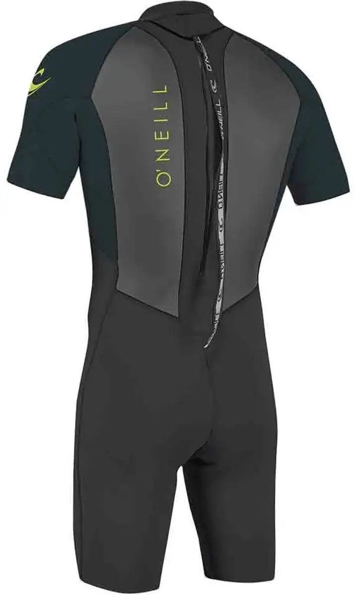 O'Neill Wetsuit Jongens Maat 08 - Zwart/Dark Grey/Green