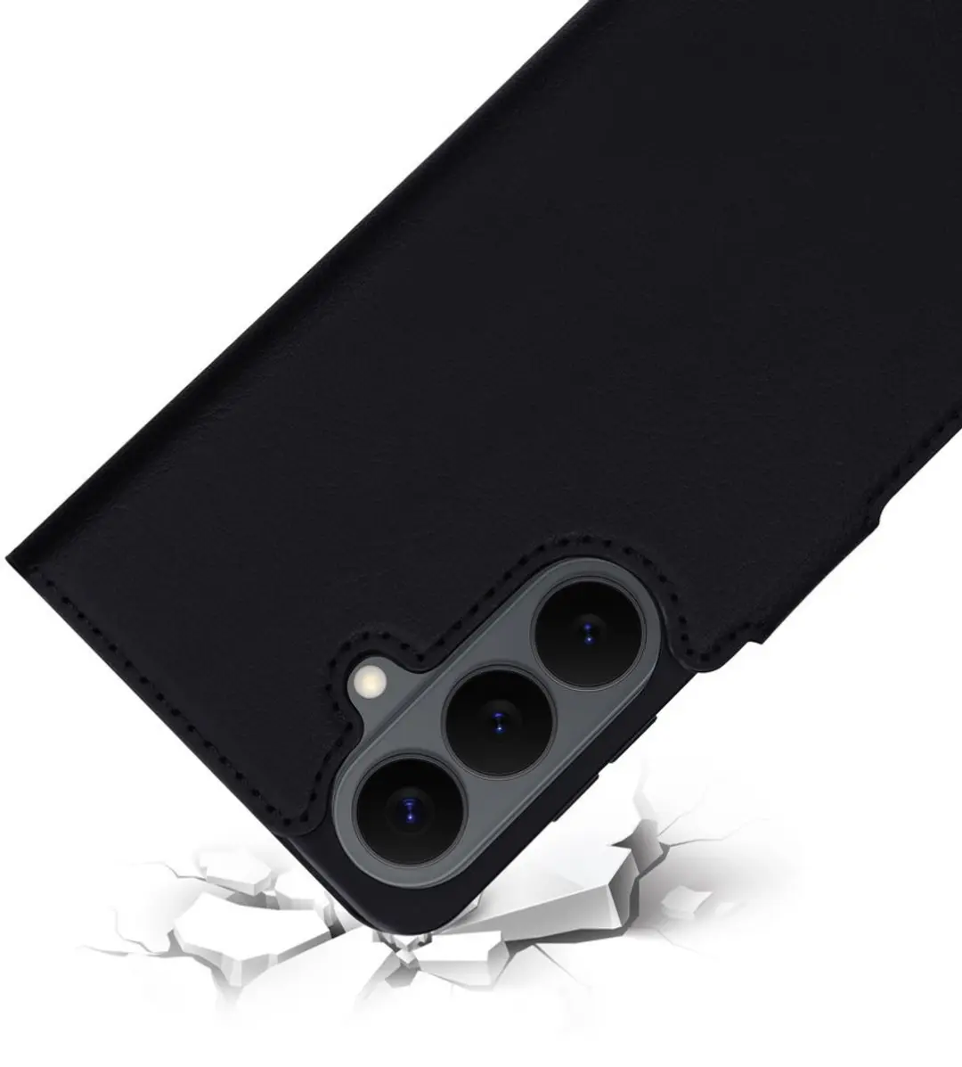 Mobiparts MP-131534 Hoesje Samsung Galaxy S26 - Wallet/Eco Leer - Zwart