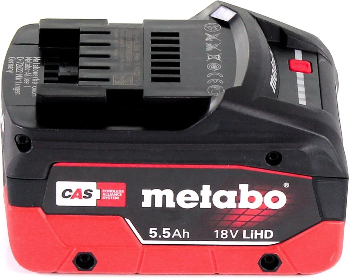 Metabo Accuset 18V LiHD 5,5Ah - 2x Accu 625368000