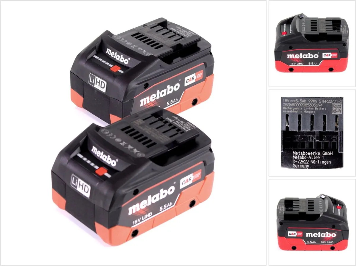 Metabo Accuset 18V LiHD 5,5Ah