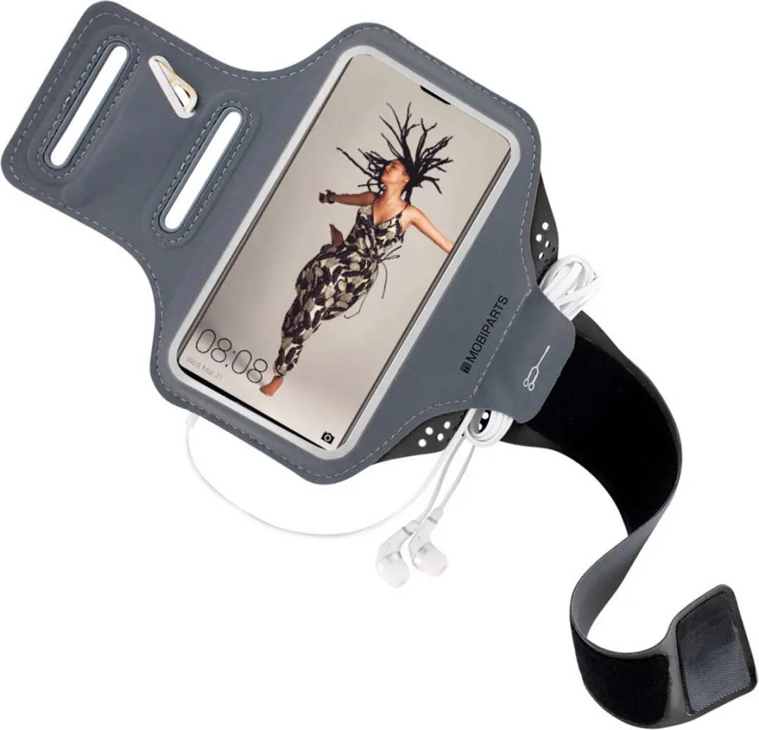 Mobiparts Hardlooparmband MP-76805 - Zwart