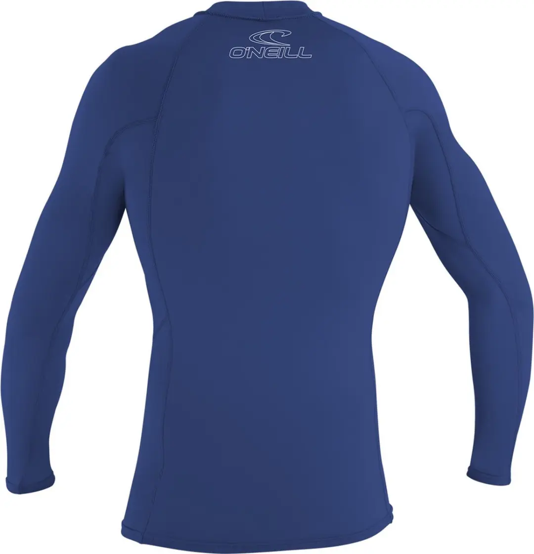 O'Neill Basic Skins L/S Crew Heren Surfshirt - XL - Blauw