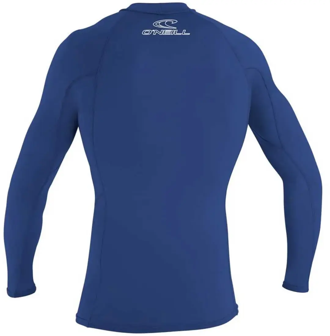 O'Neill Basic Skins L/S Crew Heren Surfshirt - XL - Blauw