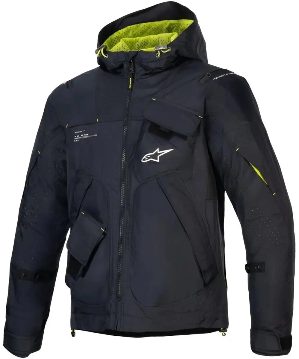 Alpinestars Mogress Air Motorjas - Maat M - Zwart/Lime Punch/Wit
