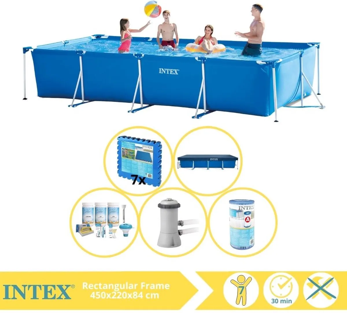 Intex 28273NP Opzetzwembad 450x220x84cm
