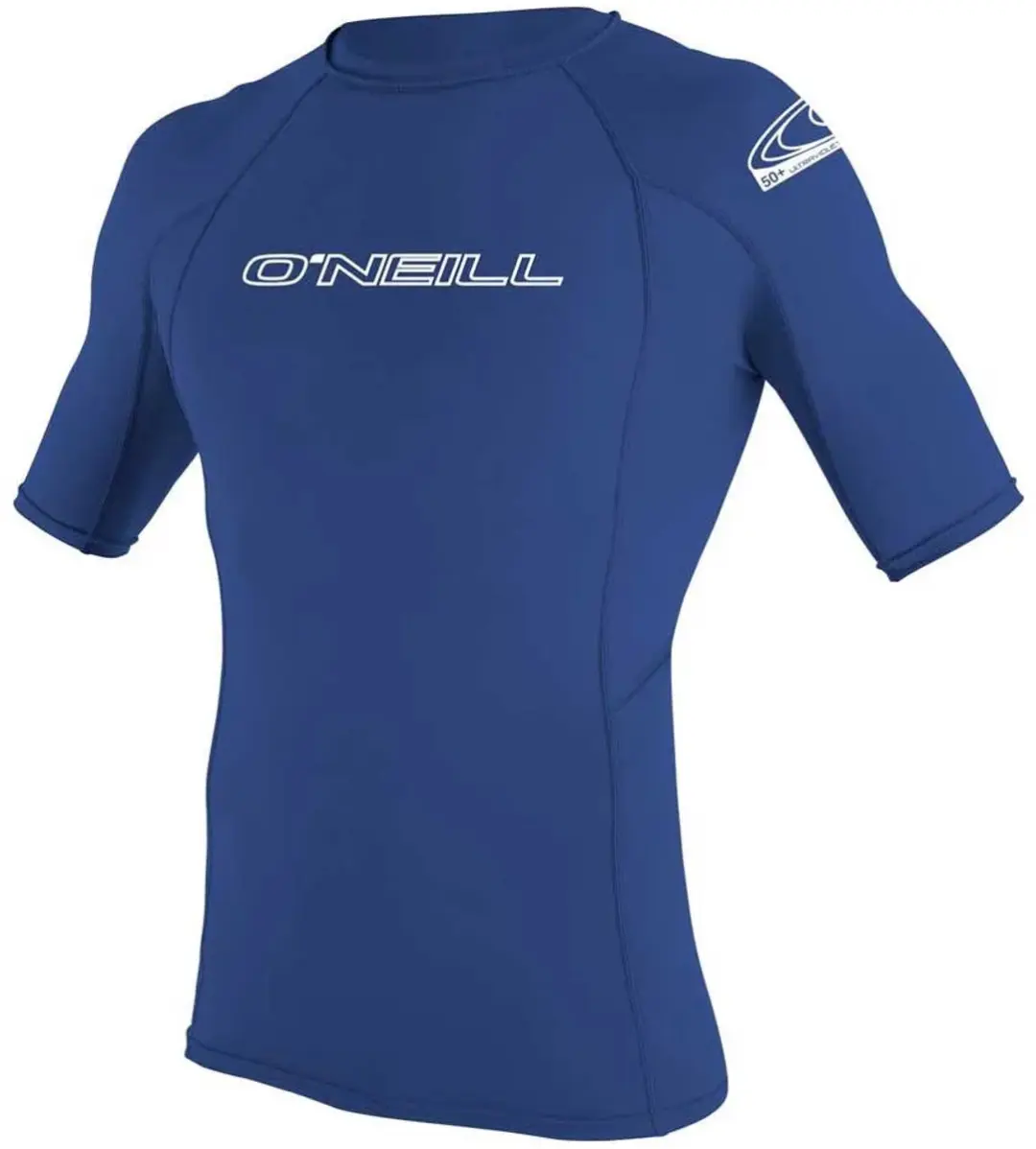 O'Neill Basic Skins S/S Rashguard Heren M - Blauw/Wit