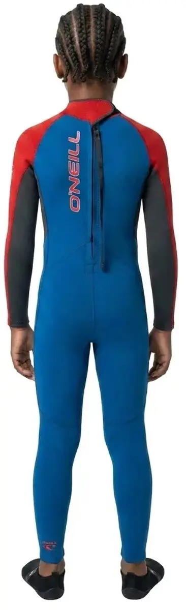 O'Neill Peuter Reactor 2mm Wetsuit - 04 - Blauw/Zwart/Rood
