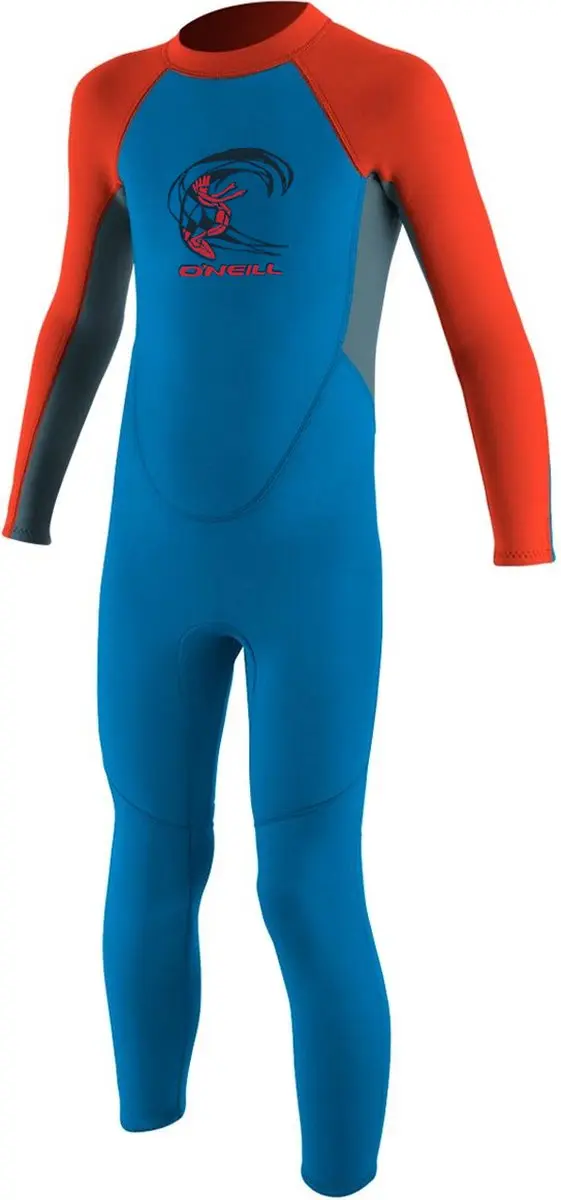 O'Neill Peuter Reactor 2mm Wetsuit - 04 - Blauw/Zwart/Rood