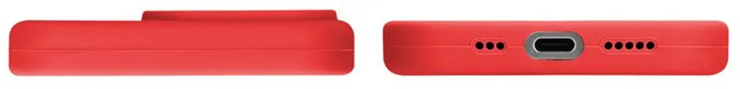 MobiQ Liquid Silicone Hoesje iPhone 16 Pro - Rood - MPN 46-00255