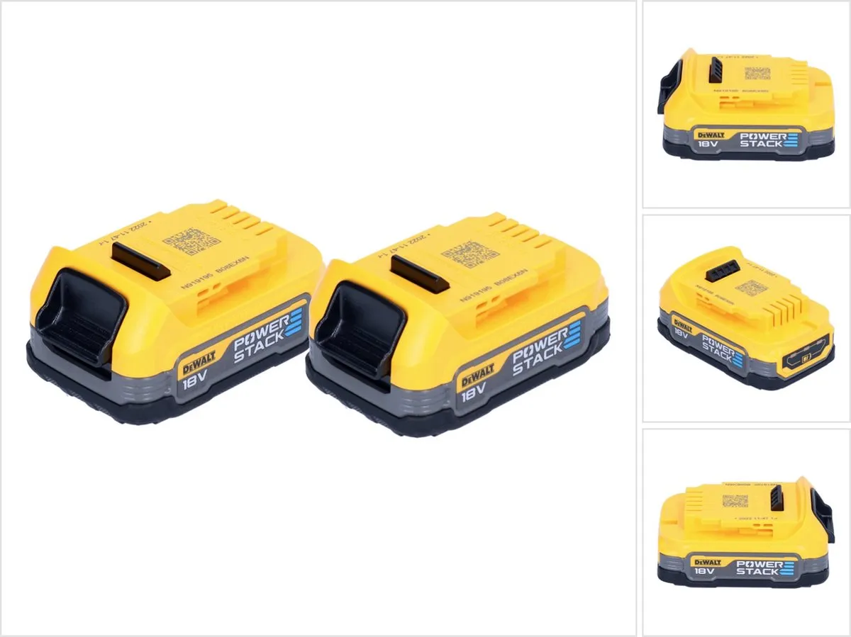 DeWalt DCBP034E2 POWERSTACK Accu Set