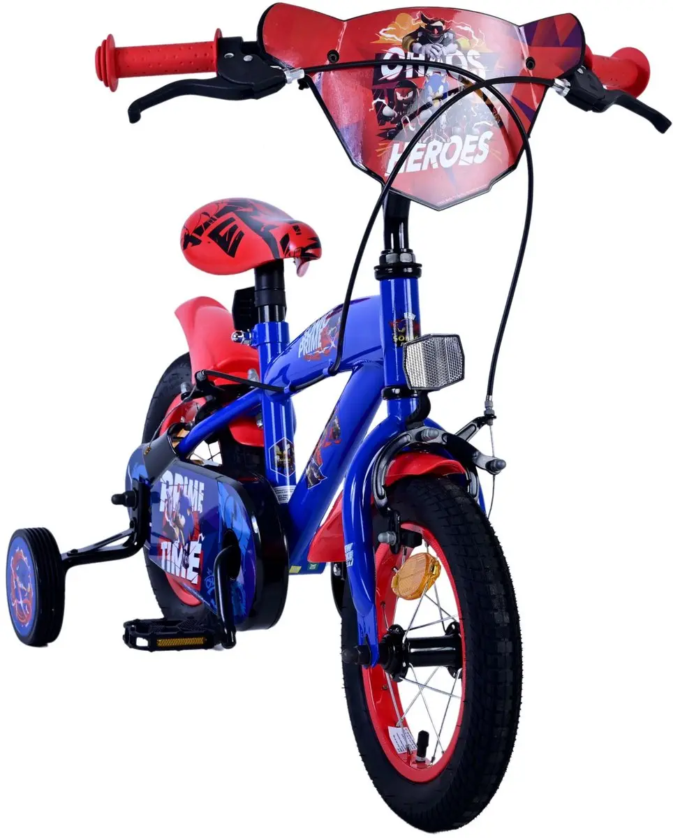 Volare Turbo Crew Kinderfiets 12" - Jongens - Blauw/Rood