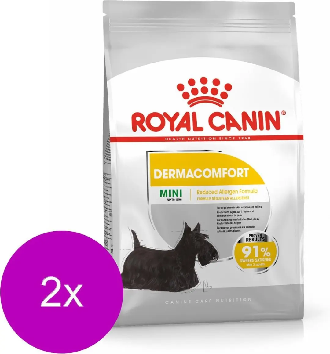 Royal Canin Dermacomfort Mini Hondenvoer - 2x8kg