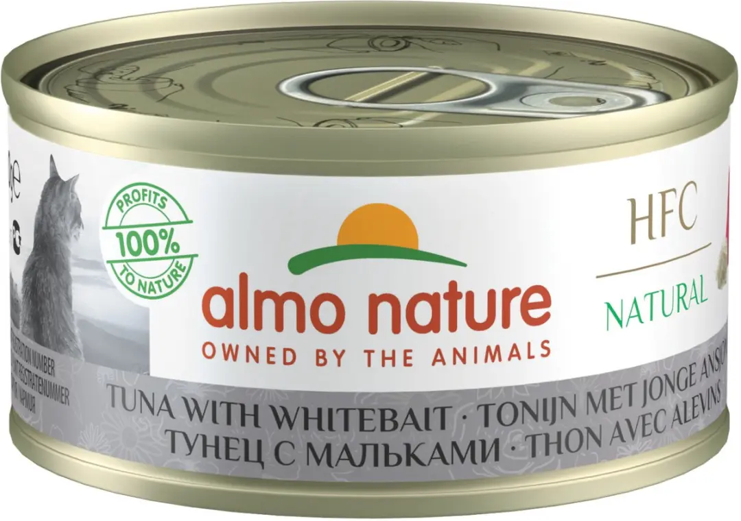 Almo Nature Natvoer Tonijn met Ansjovis 24x70g