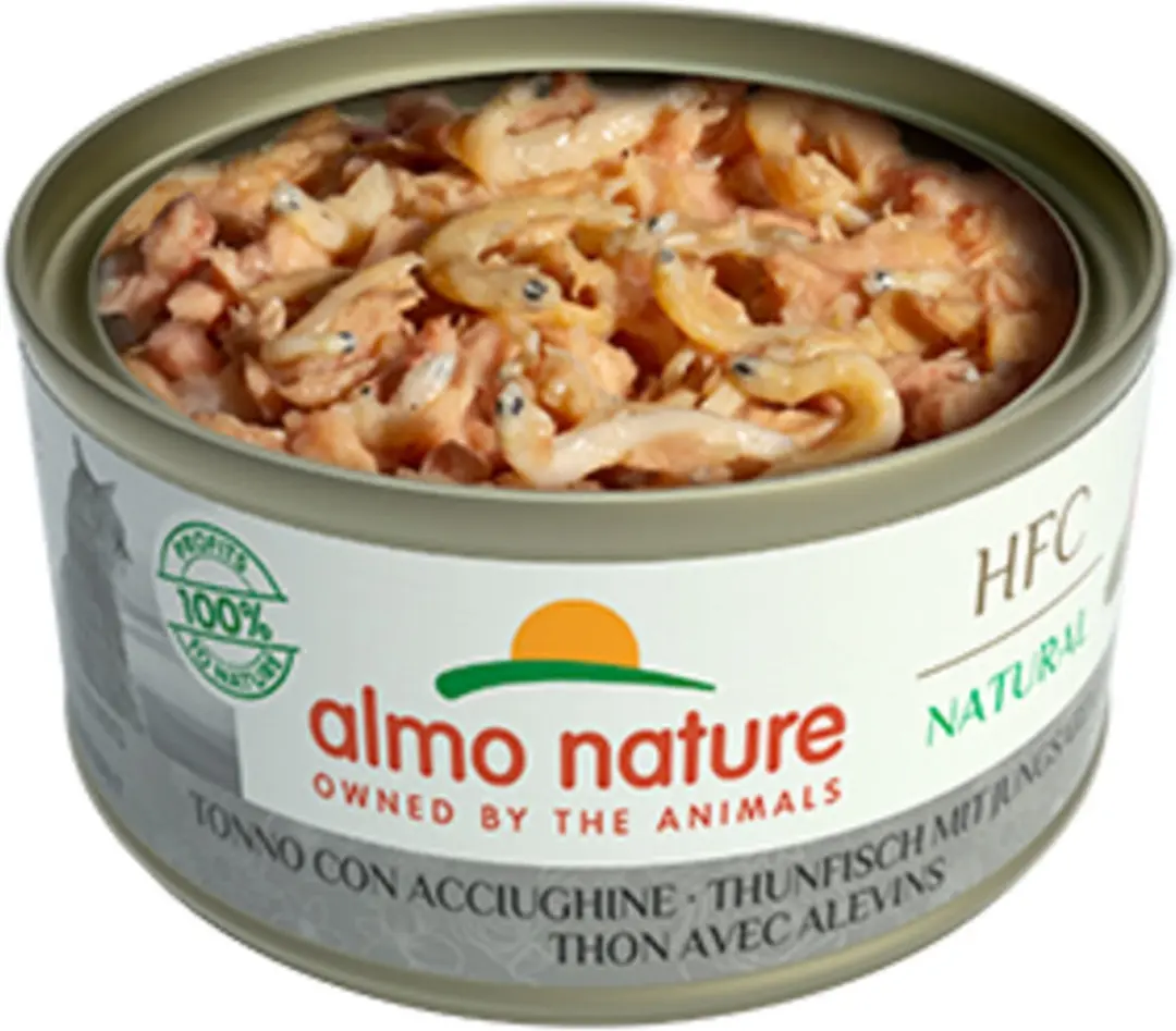 Almo Nature Natvoer Tonijn met Ansjovis 24x70g
